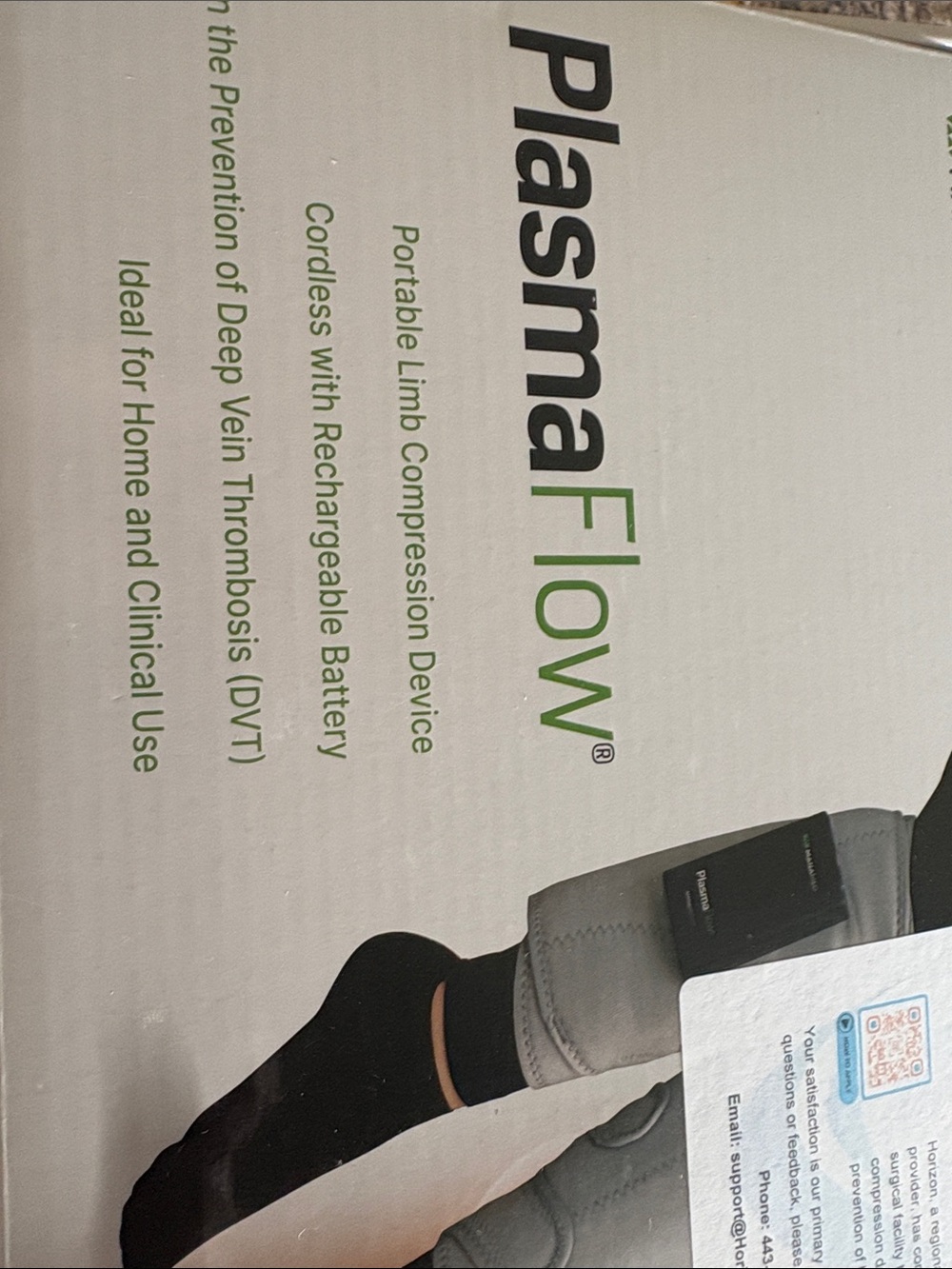 Managed PlasmaFlow Gray Therapeutic Compression Wrap